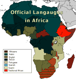 Official languages of African countries