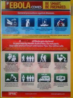 Ebola poster I saw in Ghana